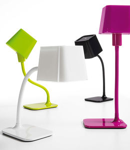 table lamp / contemporary / steel / polycarbonate