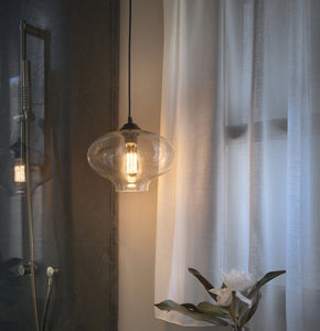 pendant lamp / contemporary / metal / glass