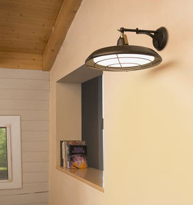 traditional wall light / steel / PVC / LED