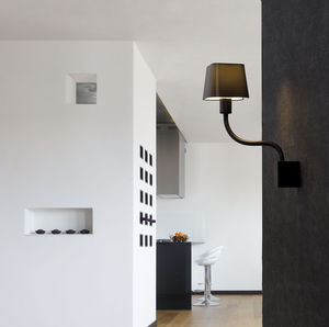 contemporary wall light / steel / polycarbonate / LED