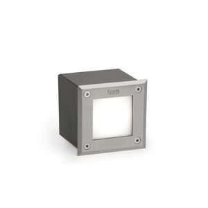 recessed floor light fixture / LED / round / square