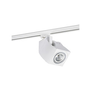LED track light / round / cast aluminum / commercial