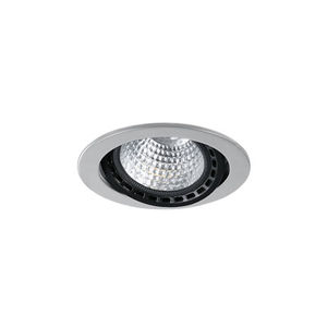 recessed downlight / LED / round / aluminum