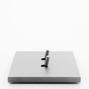 toggle switch / double / brass / contemporary