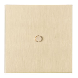 push-button switch / brass / contemporary