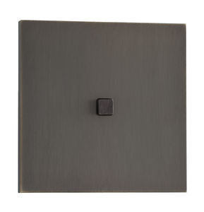light switch / push-button / brass / contemporary
