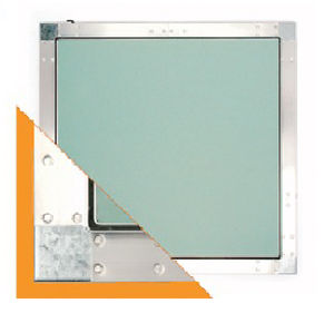 metal access hatch / wall / for suspended ceilings / square