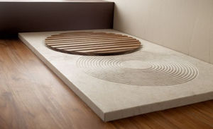 rectangular shower base / stone