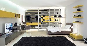 yellow children's bedroom furniture set / unisex