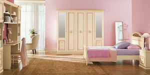wooden children's bedroom furniture set / girl's