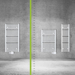 hot water towel radiator / steel / traditional / bathroom