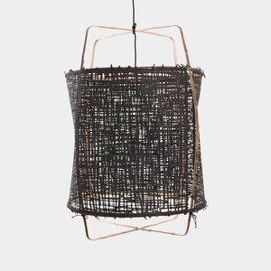 pendant lamp / contemporary / bamboo / paper