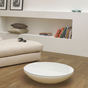 contemporary coffee table / polyethylene / round / commercial