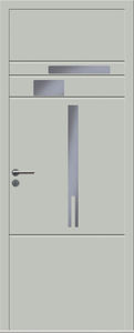 entry door / swing / metal / composite