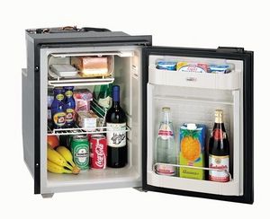 undercounter refrigerator / gray / built-in