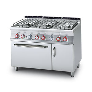 gas range cooker / electric / dual-fuel / commercial