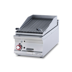 gas grill / countertop / commercial / stainless steel