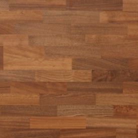 engineered parquet flooring / glued / sapelli / lacquered