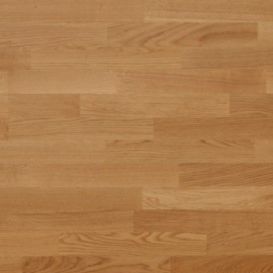 engineered parquet floor / glued / oak / lacquered