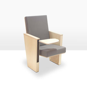 contemporary auditorium seating / fabric / tablet