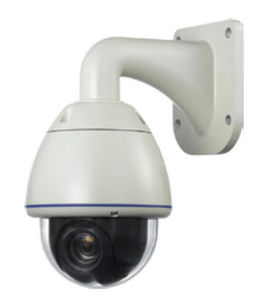 PTZ security camera / video surveillance / dome / wall-mounted