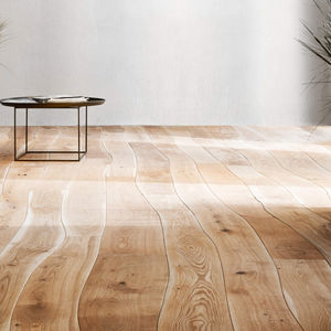 engineered parquet floor / solid / glued / floating