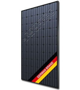 monocrystalline PV panel / with anti-reflective glass / black