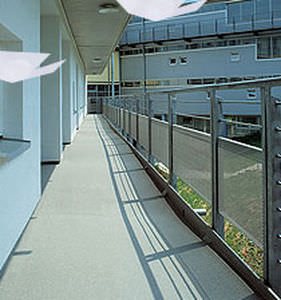 polymer waterproofing membrane / for balconies / flat roof / liquid