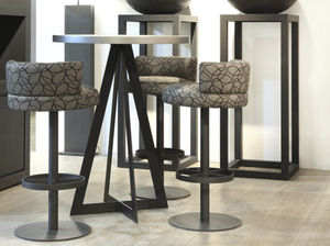 contemporary high bar table / wooden
