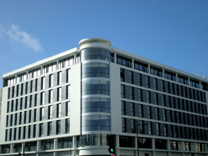 composite cladding / grooved / panel