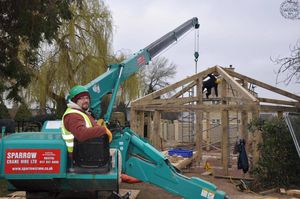wooden gazebo