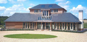 prefab house / traditional / timber frame house / wooden frame