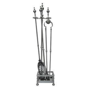 floor-mounted fireplace set
