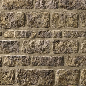 engineered stone wall cladding panel / exterior / textured / decorative