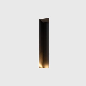 recessed wall light fixture / LED / rectangular