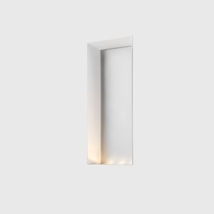 recessed wall light fixture / LED / fluorescent / halogen