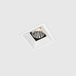 recessed downlight / LED / square / cast