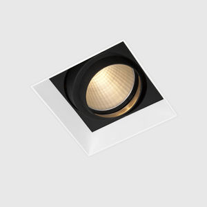 recessed ceiling spotlight / indoor / LED / square