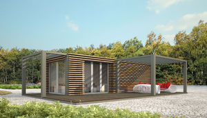 modular house / trailerable / prefab / contemporary
