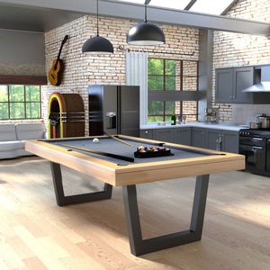 contemporary pool table / convertible dining table / commercial