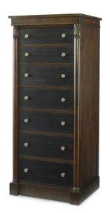 classic chiffonier / lacquered wood / brown