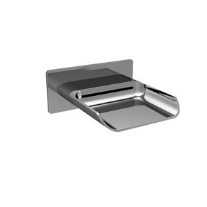 wall-mounted shower head / rectangular / waterfall