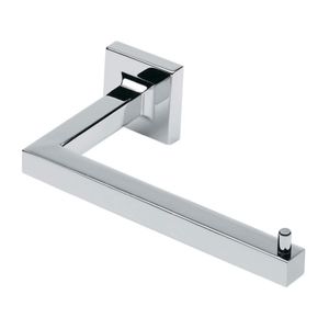 wall-mounted toilet paper dispenser / chromed metal