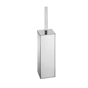 metal toilet brush / floor-mounted