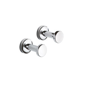 contemporary coat hook / metal / double / bathroom