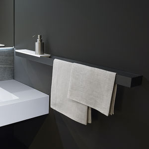 more than 3 bars towel rack / wall-mounted / metal / with soap dish