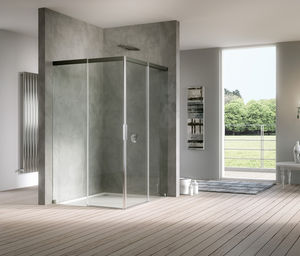 sliding shower screen / corner