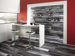 kitchen tile / floor / porcelain stoneware / polished