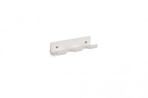 contemporary coat hook / aluminum / triple / painted