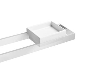 wall-mounted soap dish / stainless steel